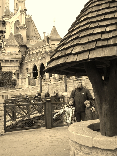 met papa op weg naar de wensput