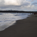 Wandeling aan strand