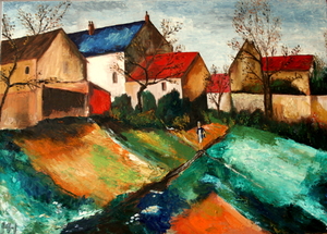 Landschap naar M. De Vlaminck