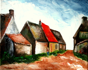 Landschapje naar M. De Vlaeminck