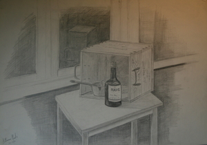 Stilleven - potloodtekening