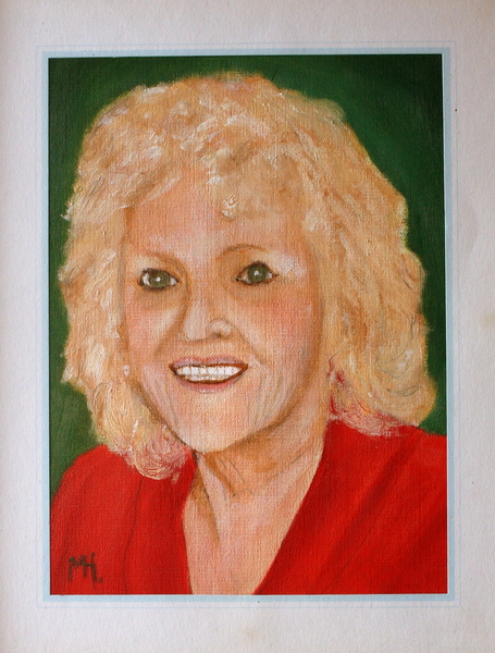 Portret van oma Hennie