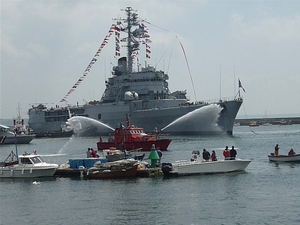Binnen varen van Jeanne d'Arc