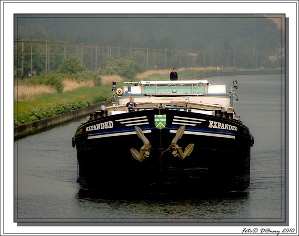 Op het kanaal Roeselare Leie te Ingelmunster