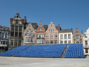 tribunes van de Ros Beiaardommegang, vorige zondag