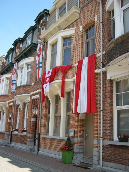 versierde huizen