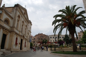 053 Kerkyra-Corfu Guilford plein Katolieke kerk