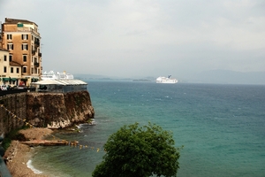 067 Kerkyra - Faliraki zicht op St Nicolas baai