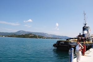 183 Kerkyra - wandeling Kontokali haven en ventiaanse ruines