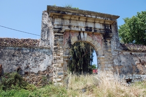 194 Kerkyra - wandeling Kontokali haven en ventiaanse ruines