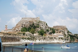 508 Kerkyra - oude vesting vanaf Garitsa baai