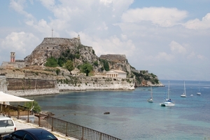 509 Kerkyra - oude vesting vanaf Garitsa baai