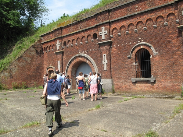 fortgebouw met middeleeuwse elementen