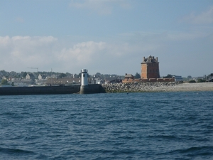 wegvaren uit Camaret met zicht op tour Vauban