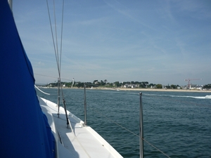binnen varen van St Marine