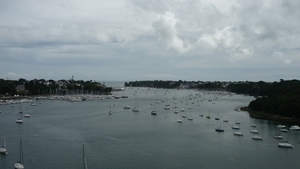 l'Odet met de havens van St Marine en Benodet
