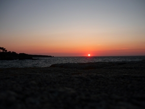 zonsondergang in Groix