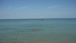 zwemmen in de oceaan