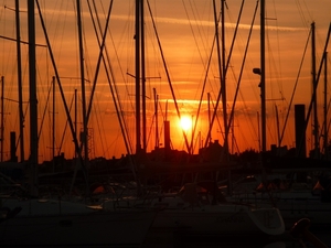 zonsondergang in La Trinite