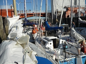 overvolle sluis van Arzal