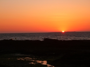 zonsondergang