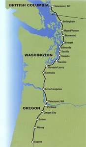 Amtrak route