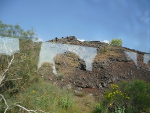 opgestuwde lava