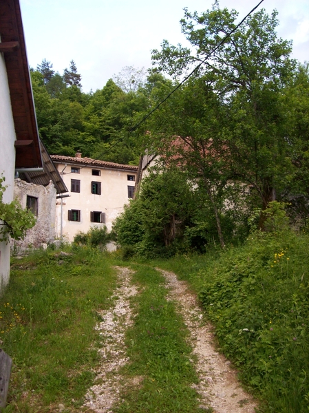 zicht op huis