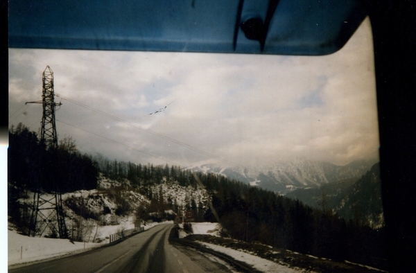 mont blanc naar beneden