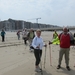 Blankenberge - stappen over het strand