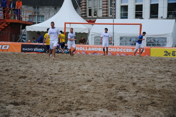 EK beach soccer op de dam