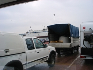 wachten op de ferry