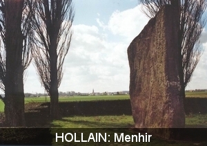 Hollain menhir met zicht