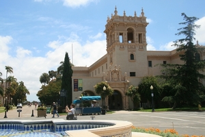 In het park van San Diego
