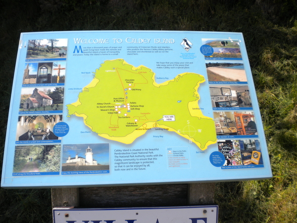 Plan Caldey Island