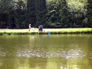 geconcentreerd wachten op het startsein