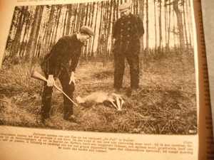 Jacht bij landgoed De Poll 1918