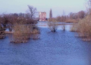 Nijenbeek bij hoog water