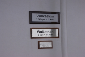 1 km = 1,9 laps