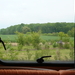 Uitzicht vanuit caravan