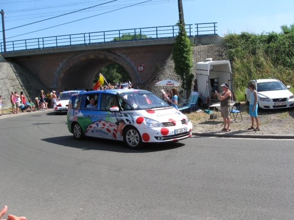 Le tour de France rijd door Leest 4-7-2010 090