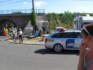 Le tour de France rijd door Leest 4-7-2010 121