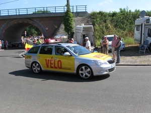 Le tour de France rijd door Leest 4-7-2010 140