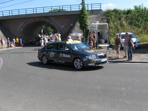 Le tour de France rijd door Leest 4-7-2010 154