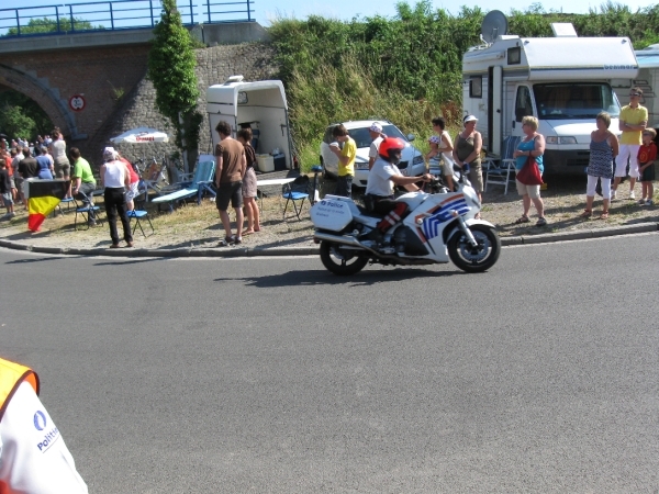 Le tour de France rijd door Leest 4-7-2010 180