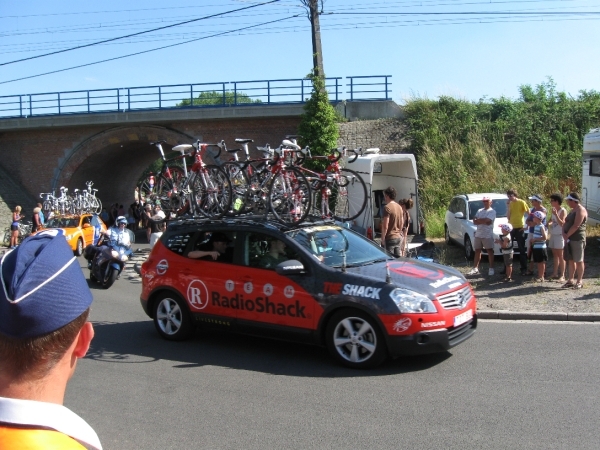 Le tour de France rijd door Leest 4-7-2010 206