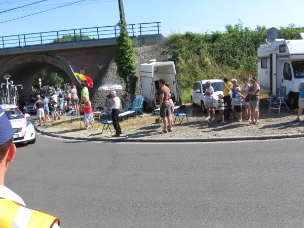 Le tour de France rijd door Leest 4-7-2010 214