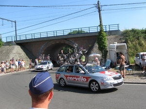 Le tour de France rijd door Leest 4-7-2010 216