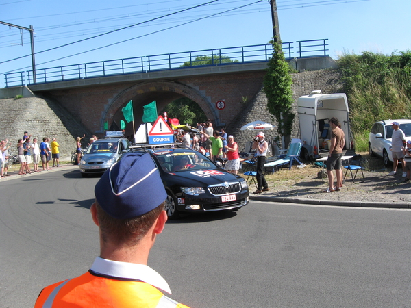 Le tour de France rijd door Leest 4-7-2010 225