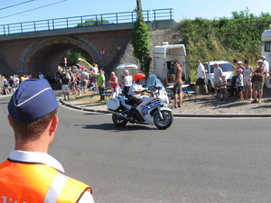 Le tour de France rijd door Leest 4-7-2010 226